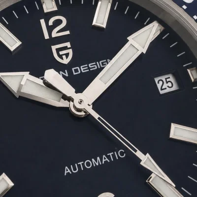 Чоловічий годинник Pagani Design PD-YS034 Silver-Blue-Black Rubber