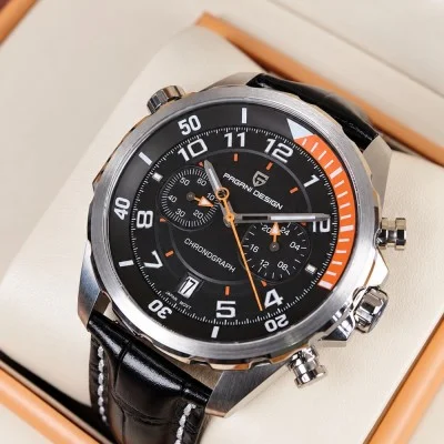 Мужские часы Pagani Design PD-1811 Black-Silver