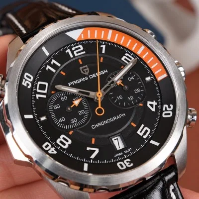 Мужские часы Pagani Design PD-1811 Black-Silver