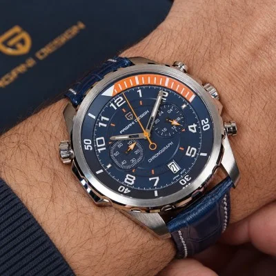 Мужские часы Pagani Design PD-1811 Blue-Silver