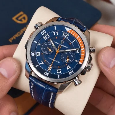 Мужские часы Pagani Design PD-1811 Blue-Silver