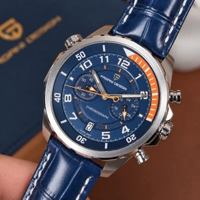 Мужские часы Pagani Design PD-1811 Blue-Silver