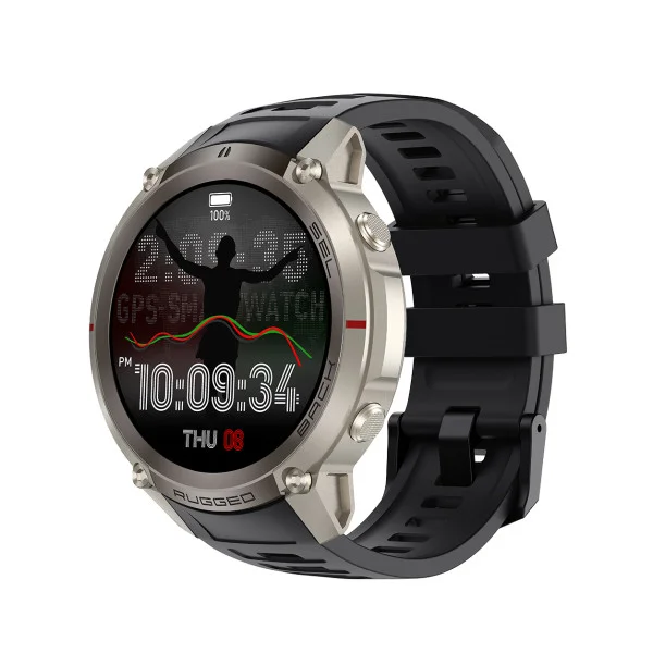Розумний годинник Modfit Titan Force GPS Pro Black фото 1