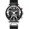 Чоловічий годинник Curren 8329 Black-Silver фото 3