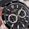 Чоловічий годинник Curren 8502 Black-Silver фото 5