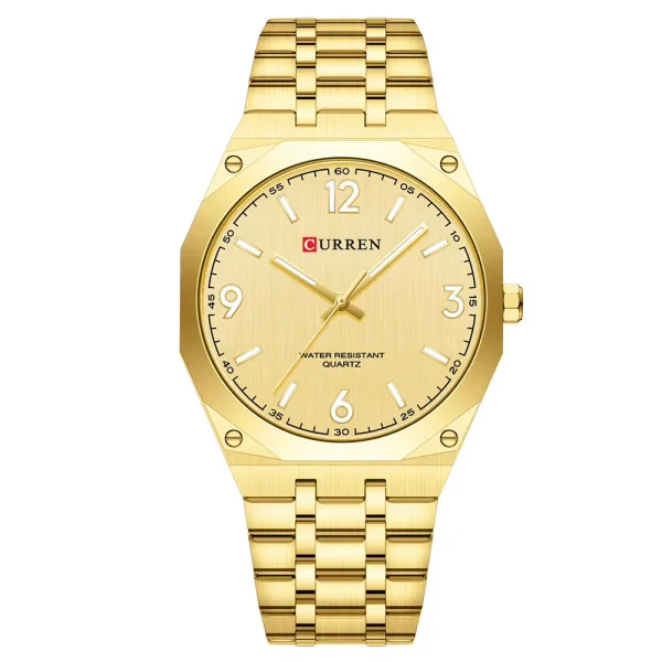 Чоловічий годинник Curren 8504 Gold фото 1