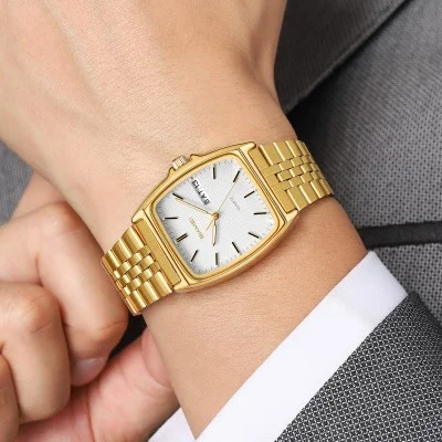 Женские часы Skmei 2628GDWT Gold-White