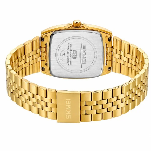Жіночий годинник Skmei 2628GDWT Gold-White фото 5