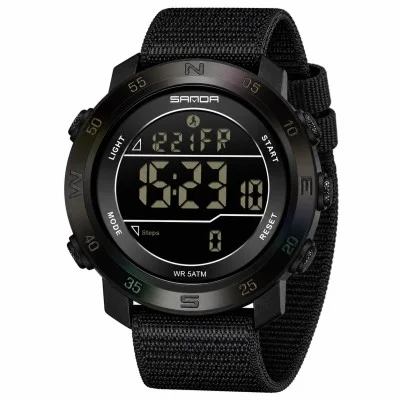 Sanda 2213 Nylon All Black