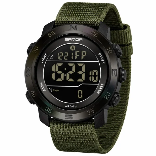 Sanda 2213 Nylon Black-Green фото 1