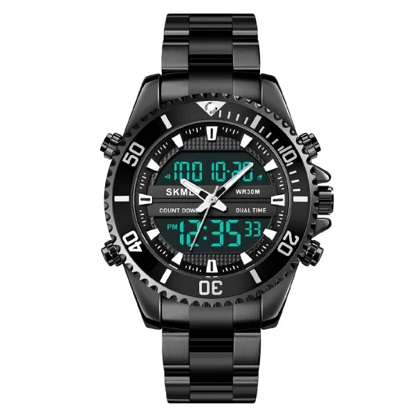 Чоловічий годинник Skmei 1850BKBK Black-Black фото 3