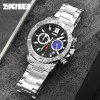 Мужские часы Skmei 9235SIBK Silver-Black фото 4