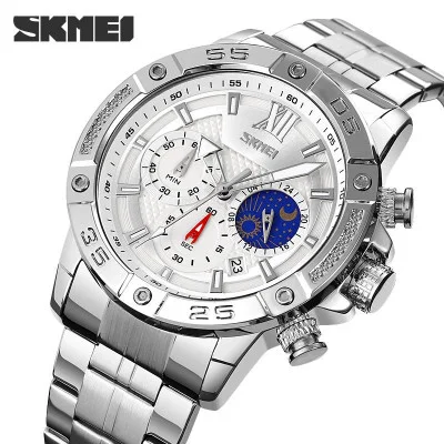 Чоловічий годинник Skmei 9235SISI Silver-Silver