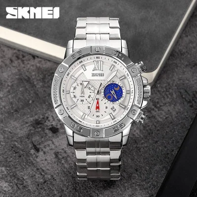 Чоловічий годинник Skmei 9235SISI Silver-Silver