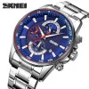 Чоловічий годинник Skmei 9250SIBU Silver-Blue фото 3