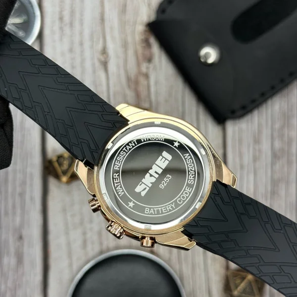 Чоловічий годинник Skmei 9253PRGBK Rose Gold-Black Sil фото 9