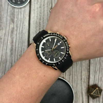 Чоловічий годинник Skmei 9253PRGBK Rose Gold-Black Sil