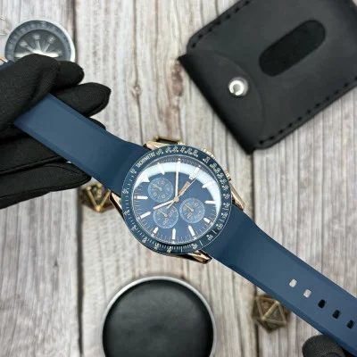 Чоловічий годинник Skmei 9253PRGBU Rose Gold-Blue Sil