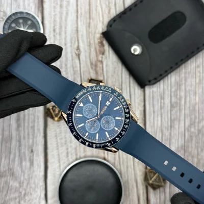 Чоловічий годинник Skmei 9253PRGBU Rose Gold-Blue Sil