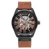 Чоловічий годинник Curren 8299 Black-Gold-Brown фото 2