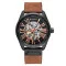 Curren 8299 Black-Gold-Brown