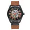 Curren 8299 Black-Gold-Brown