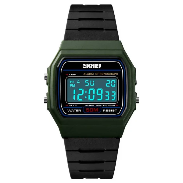Наручний годинник Skmei 1412AG Army Green фото 3