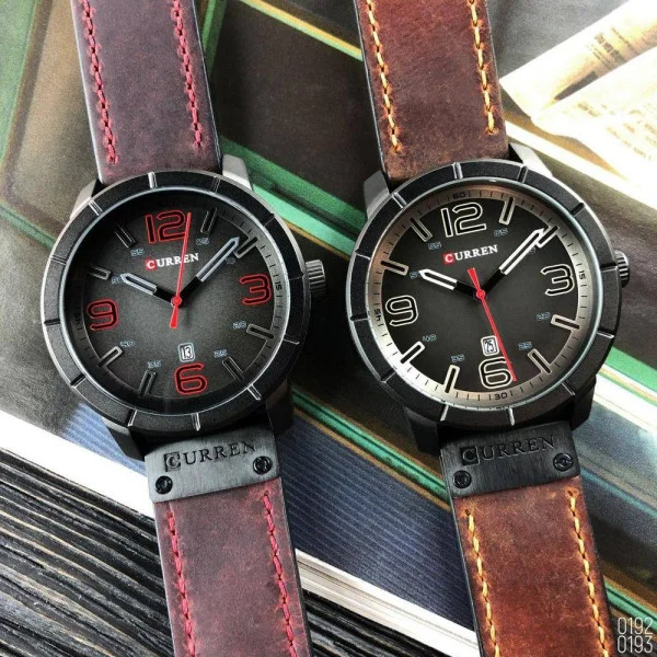 Чоловічий годинник Curren 8327 Black-Brown фото 7