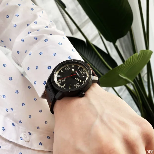 Чоловічий годинник Curren 8327 Black-Brown фото 9