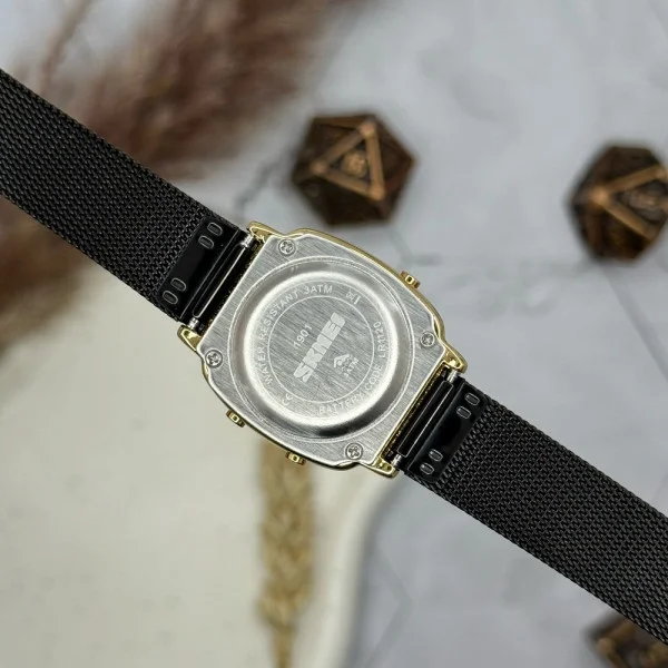Жіночий годинник Skmei 1901MHGDBK Gold-Black Mesh фото 10
