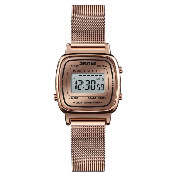 Женские часы Skmei 1901MHRG Rose Gold Mesh фото 1