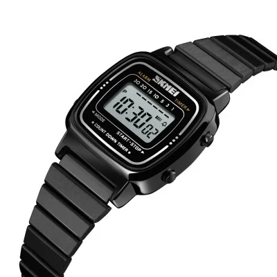 Мужские часы Skmei 1901SBK Black Steel