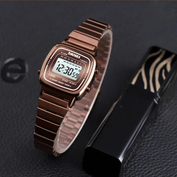 Чоловічий годинник Skmei 1901SCF Cofee Steel фото 5