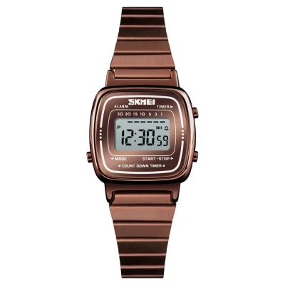 Женские часы Skmei 1901SCF Cofee Steel