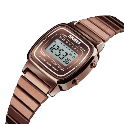 Женские часы Skmei 1901SCF Cofee Steel