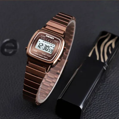 Женские часы Skmei 1901SCF Cofee Steel