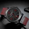 Чоловічий годинник Curren 8327 Red-Black фото 3