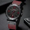 Чоловічий годинник Curren 8327 Red-Black фото 4
