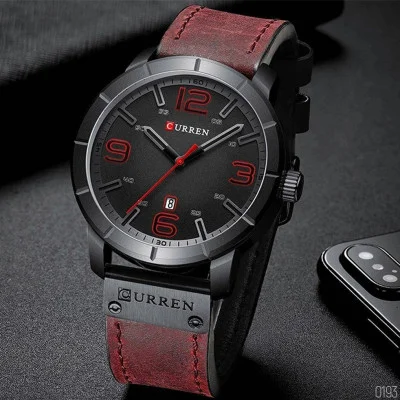 Чоловічий годинник Curren 8327 Red-Black
