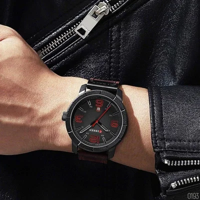 Чоловічий годинник Curren 8327 Red-Black