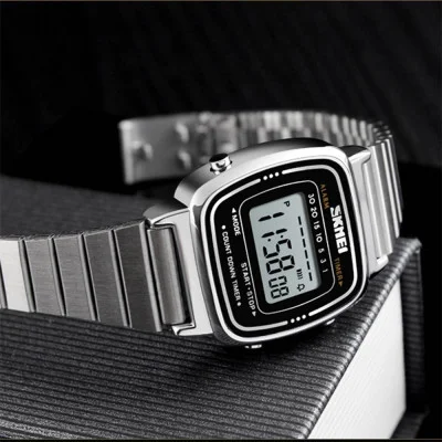 Женские часы Skmei 1901SSI Silver Steel