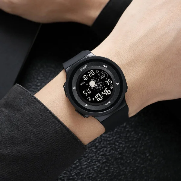 Чоловічий годинник Skmei 1973BKBK Black-Black фото 4