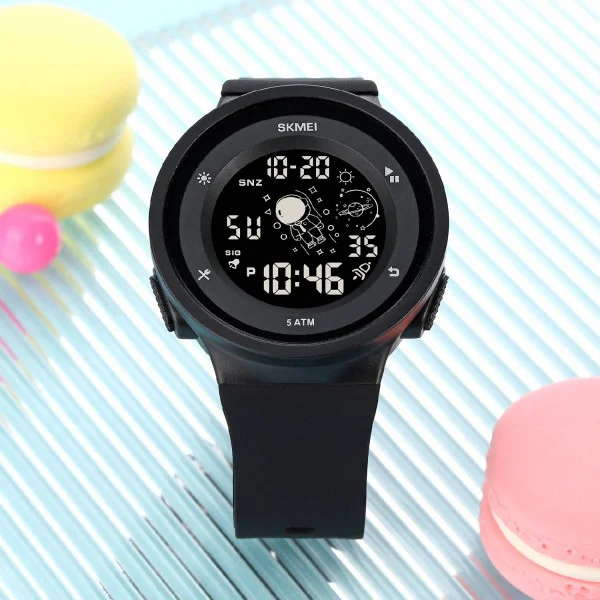 Чоловічий годинник Skmei 1973BKBK Black-Black фото 5