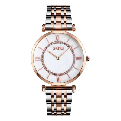 Чоловічий годинник Skmei 9198TRGWTH-B Rose Gold-Silver/White M