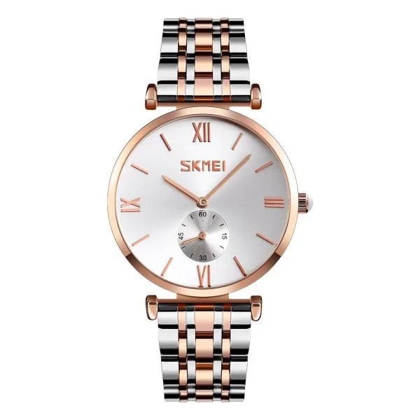 Жіночий годинник Skmei 9198TRGSI-B Rose Gold-Silver/Silver MenMen фото 1