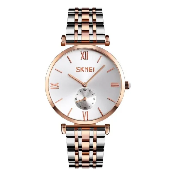 Мужские часы Skmei 9198TRGWTH-B Rose Gold-Silver/White Men фото 1