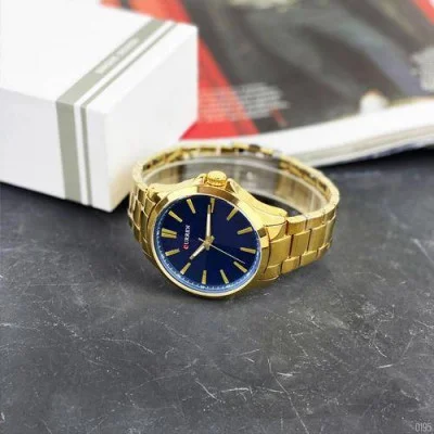Чоловічий годинник Curren 8322 Gold-Blue
