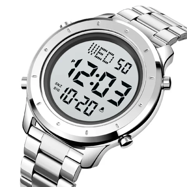 Мужские часы Skmei 1864SSIWT Silver/White Steel фото 4
