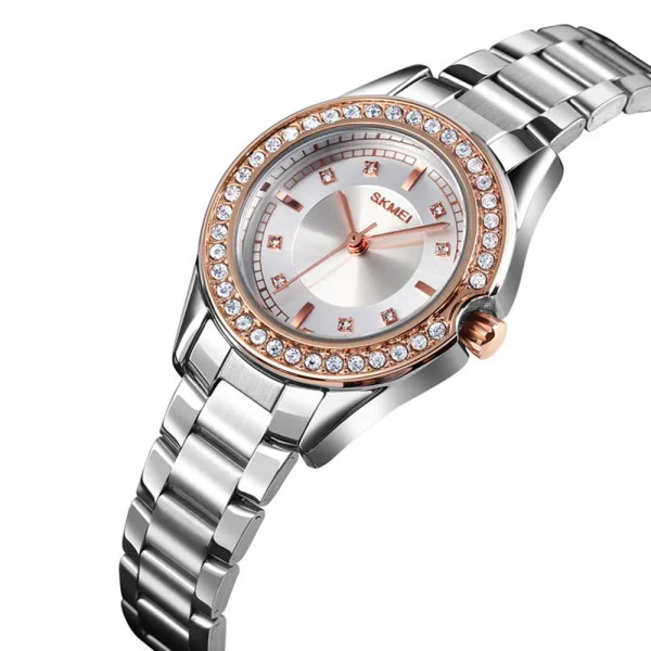 Жіночий годинник Skmei 1534RGSI Rose Gold-Silver фото 3