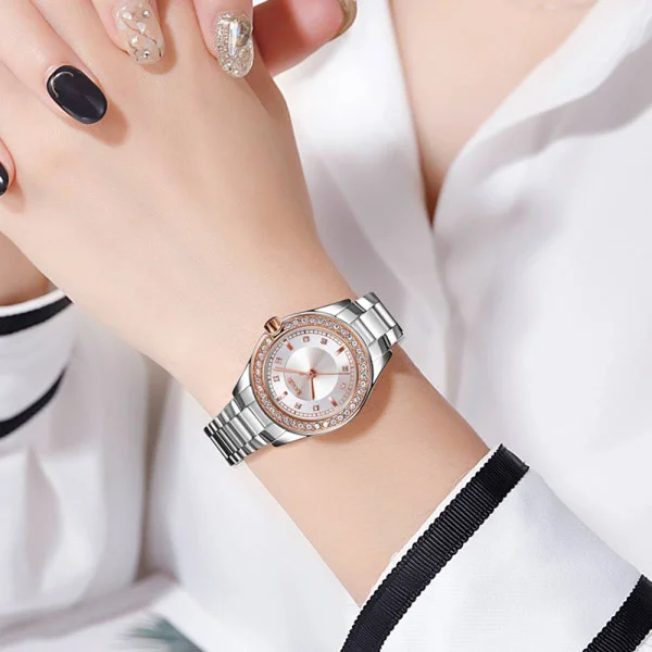 Жіночий годинник Skmei 1534RGSI Rose Gold-Silver фото 4
